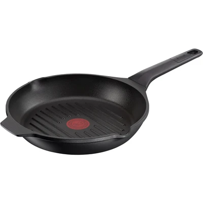 Abbildung von Tefal Grillpfanne &quot;Robusto&quot;, Aluminium, (1 tlg.), Aluguss, Antihaftversiegelung, Thermo Signal, alle Herdarten,Induktion