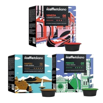 Abbildung von Il Caffè Italiano Kaffeekapseln Kompatibel Lavazza A Modo Mio Verkostungsset 120 Stk Kapseln Frhome