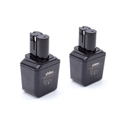 Abbildung von vhbw 2X Akku Ersatz für Bosch 2 607 355 014, 335 180, 021 Werkzeug (3000 mAh, NiMH, 12 V)
