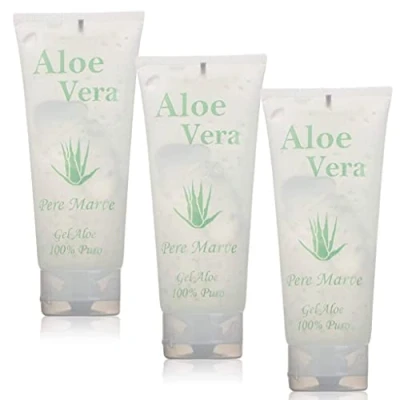 Abbildung von Pere Marve Aloe Vera Gel Pur Natura Canaria Haut Feuchtigkeitscreme 3x 100 ml