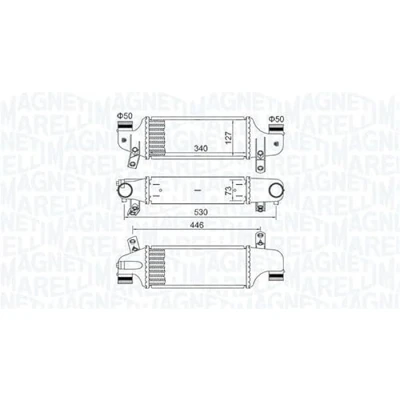 Abbildung von MAGNETI MARELLI 351319204930 Ladeluftkühler