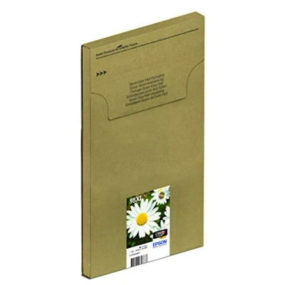 Abbildung von Epson Orginal 18XL Tinte Gänseblümchen, XP 305 402 215 312 315 412 415 225 322 325 422 425, EasyMail Verpackung, XL , (Multipack, 4 farbig)
