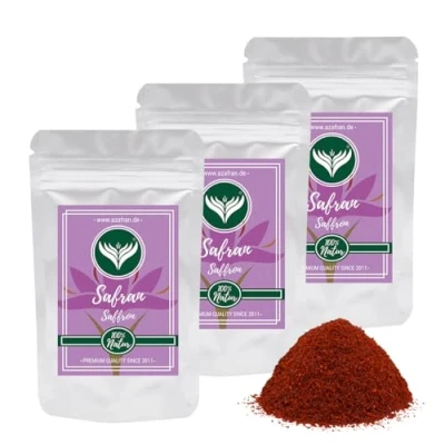 Abbildung von Azafran Safran gemahlen, Safranpulver 15g