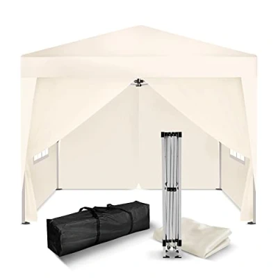 Abbildung von Kronenburg Partyzelt 2x2m Pavillon mit UV Schutz 50+ 0 bis 4 Seitenteile, Seitenteilen