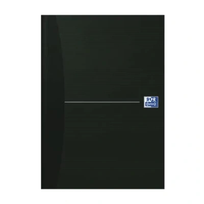 Abbildung von Oxford gebundenes Buch A4 liniert 192 Seiten, smart black/schwarz