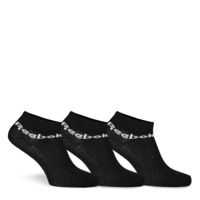 Abbildung von Reebok Active CORE Ankle Socks 3 Pairs Socken, Größe: 37 39, Black