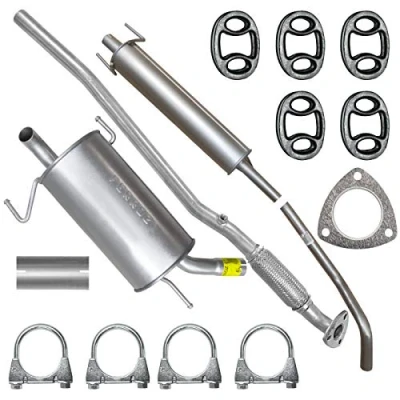 Abbildung von Auspuffanlage Schalldämpferset Auspuff für Opel Corsa C 3 III 1.2 16V