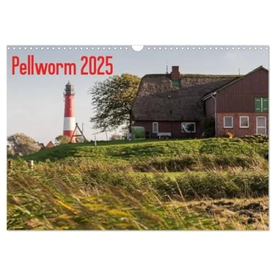 Abbildung von Pellworm 2025 (Wandkalender DIN A3 quer), CALVENDO Monatskalender