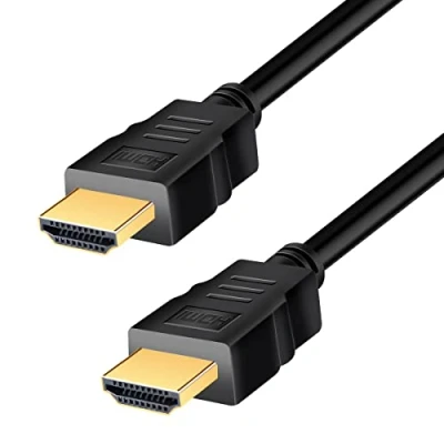 Abbildung von LogiLink CH0102 HDMI Anschlusskabel Typ A (Stecker/Stecker), UHD 4K Auflösung, 2X geschirmtes CCS Kabel, Farbe: Schwarz, Länge: 3m