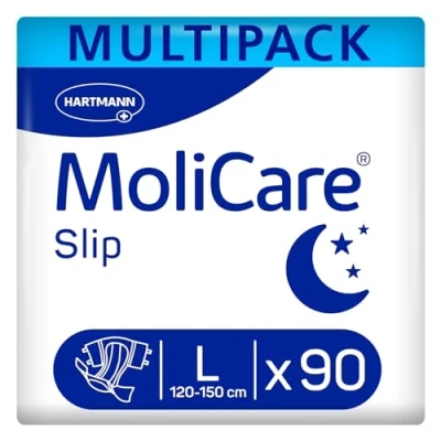 Abbildung von MoliCare Slip Night: Inkontinenzslip für Frauen und Männer bei schwerer Urin Stuhlinkontinenz, Gr. L (100 150), 3x30 Stück