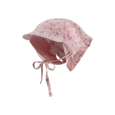 Abbildung von Sterntaler Vichykaro Mütze für Kinder, Größe: 43, Helles rosa