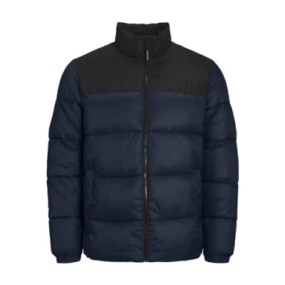 Abbildung von JACK &amp; JONES PLUS Herren JJETOBY Puffer Collar PLS Pufferjacke, Navy Blazer, 5XL