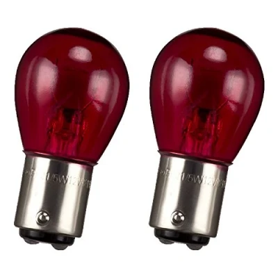 Abbildung von BREHMA 2er Set Rote Rück Bremslicht Lampe 21/5 Watt PR21/5W BAW15D 12V