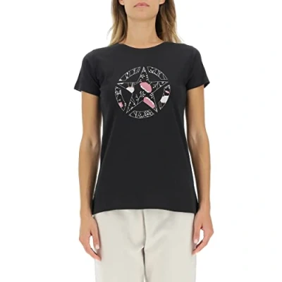 Abbildung von JEEP O102614 B000 J Woman T Shirt Star Botanical Print J22W Black L