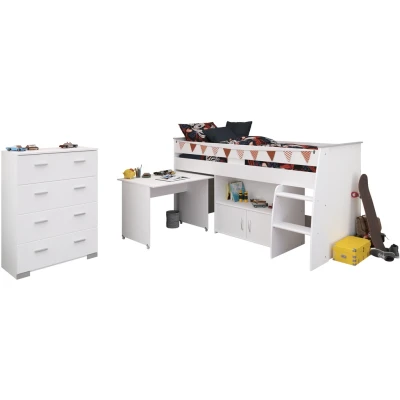 Abbildung von Parisot Jugendzimmer Set &quot;Parisot Kinderzimmer Reverse 13&quot;, (2 tlg.), integrierte Schreibtisch, kommode und Leiter