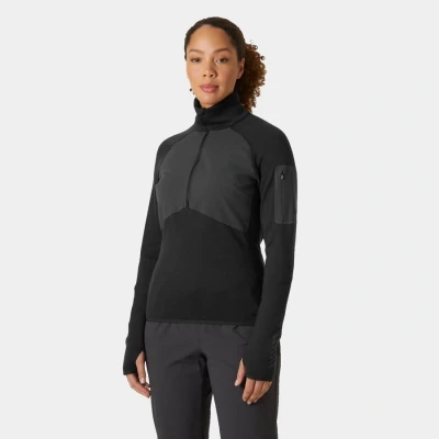 Abbildung von Helly Hansen Damen W Lifa Merino Midlayer Sweater, Schwarz, XS