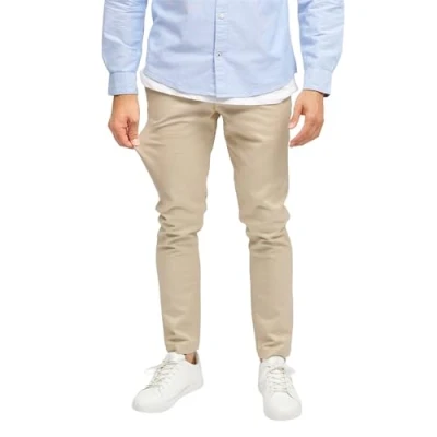 Abbildung von Performance Structure Pants Herren Beige (Größe 28W/32L) Stilvolle Slim Fit Hosen Stretch Angenehme Männer für Business &amp; Freizeit