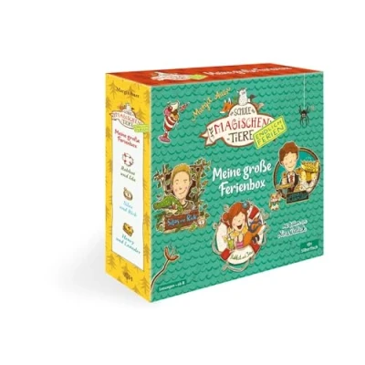 Abbildung von Die Schule der magischen Tiere Endlich Ferien: Meine große Ferienbox: »Rabbat und Ida«, »Silas Rick«, »Henry Leander«: 3 CDs Audio CD CD, 26. Mai 2021