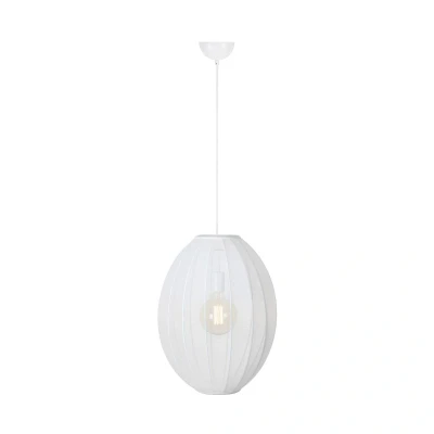 Abbildung von Pendellampe Florence, weiß, Ø 40 cm, Nylon