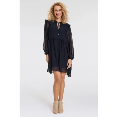 Abbildung von BOSS Direnna Cocktailkleid/festliches Kleid, Damen, Größe: 34, Dark blue