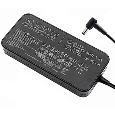 Abbildung von 120W 19V 6.32A Netzteil Ladegerät kompatibel für ASUS A15 120P1A PA 1121 28 ADP 120RH B N750 N500 G50 N53S N55 FX504 UX510UW N56J N56VM N56VZ Laptop