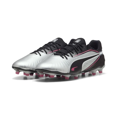Abbildung von Puma KING Match FG/AG Fußballschuh Nocken, Herren, Größe: 41, Silver/black/sun struck Schuhe