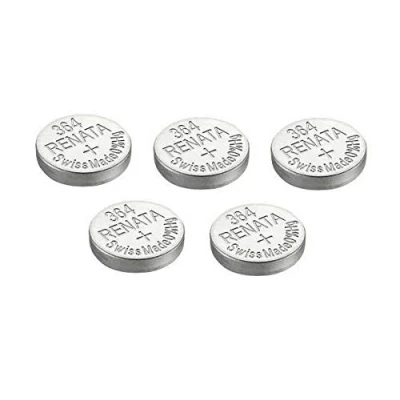 Abbildung von 5 x Renata Uhrenbatterien Silber Oxid Hergestellt In Der Schweiz 0% Quecksilber Lange Lebensdauer Argenté, 364 ou SR621SW or AG1