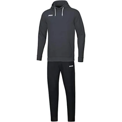 Abbildung von Jako Herren Jogginganzug Base mit Kapuzensweat, Anthrazit, XL, M9465
