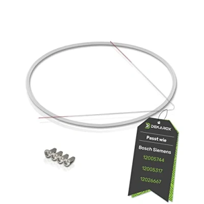 Abbildung von DEKAROX Pumpentopfdichtung Reparatursatz 182mm bei Fehler E15 für Siemens Bosch Neff Constructa Küppersbusch 12005744 12005317 Spülmaschine Geschirrspüler