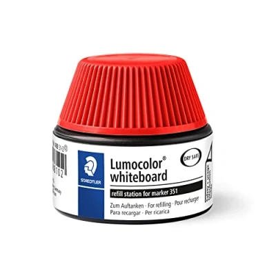 Abbildung von STAEDTLER 488 51 Lumocolor whiteboard marker Nachfüllstation für 351/351 B, rot