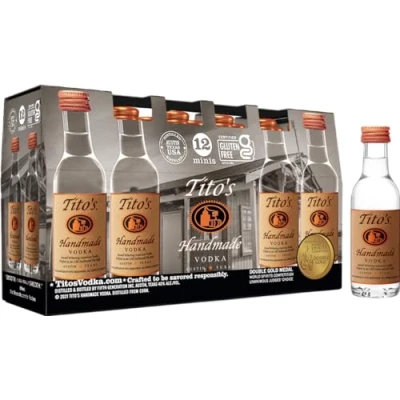 Abbildung von TITO&#039;S Handmade Vodka Miniaturen 12er Box