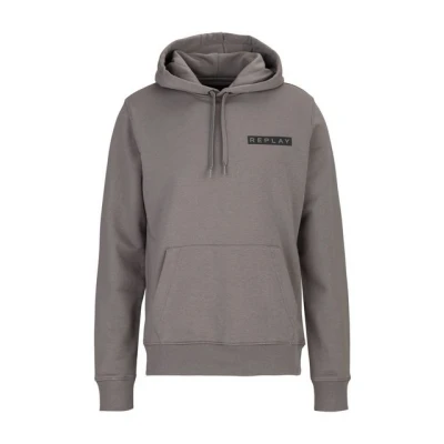 Abbildung von Replay Closed Sweatshirt, Herren, Größe: Large, Gray