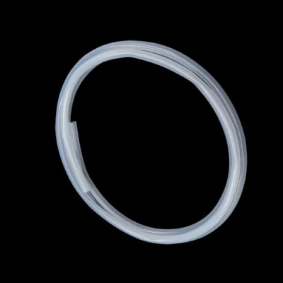 Abbildung von iMeistek Silikonschlauch 5mm ID x 8mm OD 2 Meter, Flexibler Lebensmitteltaugliche Schlauch Wasser Luft Rohr Transparent