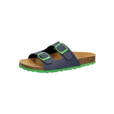 Abbildung von LICO Pantolette flach für Kinder, Größe: 38, Marine grün Schuhe