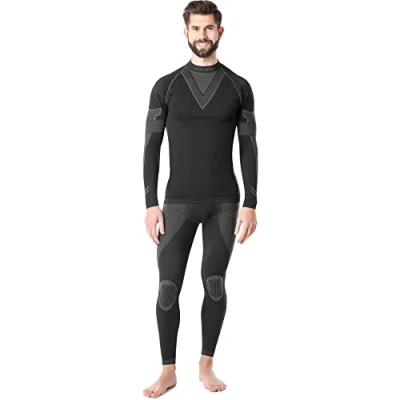 Abbildung von Ladeheid Funktionsunterhemd Herren Funktionsunterwäsche SET Shirt Unterhose Thermoaktiv LAGI003 (Set, mit Funktionsunterhose)