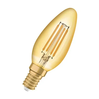 Abbildung von OSRAM LED Vintage Edition 1906, Sockel: E14, Nicht Dimmbar, Warmweiß, Filament Gold