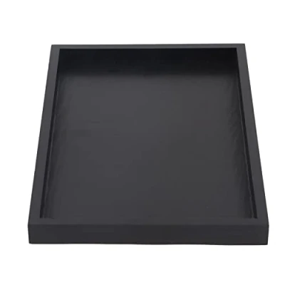 Abbildung von ASHATA Serviertablett Teetablett, Holz Tee Kaffee Tablett Rechteck Form Servierplatte Holztablett,Umweltfreundlich Vielseitiges Nahrungsmittel Küchentablett (25 * 18 2cm)