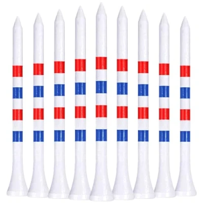 Abbildung von LIKOSO Bambus Golf Tees 100 Stück 83mm Lang Tee Zubehör