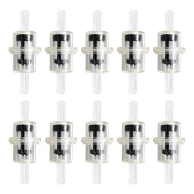 Abbildung von AISEN 10 Stück Universal Kraftstofffilter Benzinfilter Klein Transparent für Motorrad 5/16&quot; 8mm Hose Walbro Polaris ATV UTV Filter 07 245 01