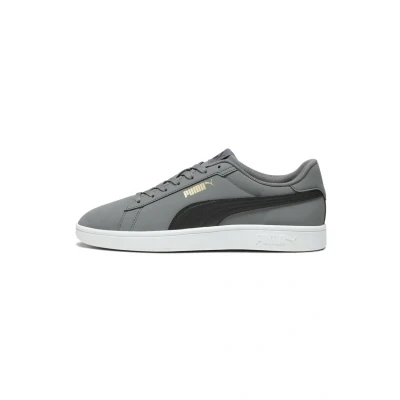 Abbildung von PUMA Smash 3.0 Buck Sneakers, Schuhe, Cool Dark Grau/Schwarz/Gold, 48
