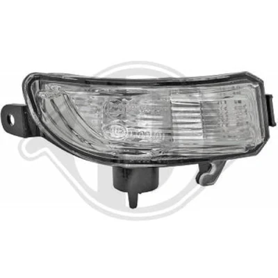 Abbildung von DIEDERICHS 7807126 Blinker weiß rechts, Außenspiegel SKODA: Fabia III Schrägheck, Kombi, Rapid Spaceback