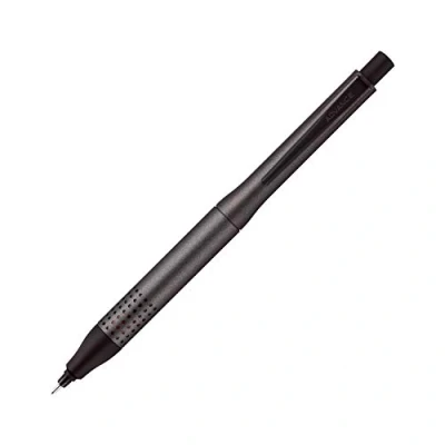 Abbildung von uni Kurutoga Advance Upgrade Modell 0,5 mm Druckbleistift, metallischer Körper (M510301P.43), Schwarz