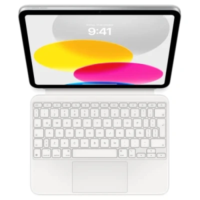Abbildung von Apple Magic Keyboard Folio iPad 10.9 inch (2022) QWERTY ESP Weiß MQDP3Y/A