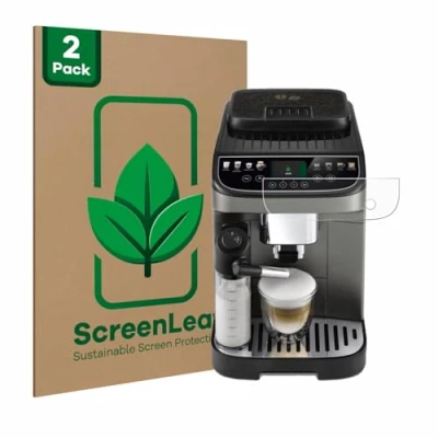 Abbildung von ScreenLeaf (2 Stück Schutzfolie für DeLonghi Magnifica Evo Next [nachhaltiger Displayschutz, Folie, transparent, kratzfest]