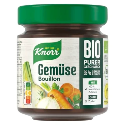 Abbildung von Knorr Gemüse Bouillon Bio purer Geschmack mit 35% und Kräutern 100 g