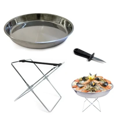 Abbildung von Saveur &amp; Dégustation Meeresfrüchte Tablett, Stahl, One Size