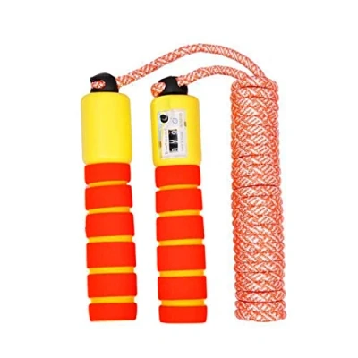 Abbildung von Springseil Speed Rope,springseil Boxen,springseil Sport Kinder,Springseil Kinder Rope mit Zähler,Springseil Sport,Verstellbares Seilspringen! (Rot gelb)