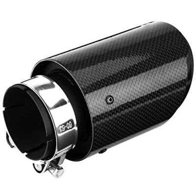 Abbildung von Auto Auspuff Carbon Faser Art Rohr Endschalldämpfer Endrohr for 63mm 89mm
