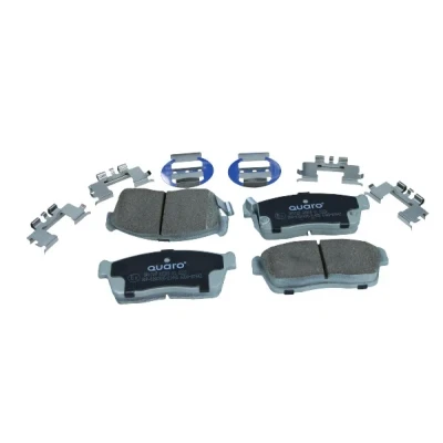 Abbildung von QUARO QP0729 Bremsbelagsatz mit akustischer Verschleißwarnung DAIHATSU: Sirion II, Cuore 7, Copen I, SUZUKI: Alto VII, SUBARU: JUSTY 4