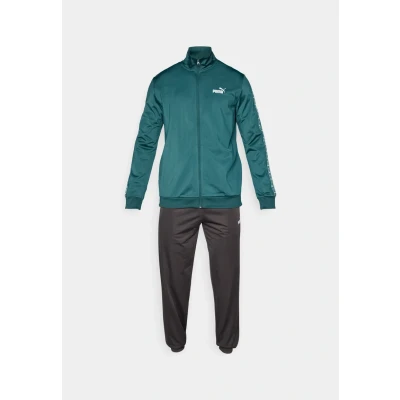 Abbildung von Puma TAPE SUIT SET Trainingsanzug, Herren, Größe: Small, Green terrain